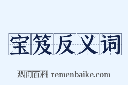 宝笈反义词是什么意思的图片